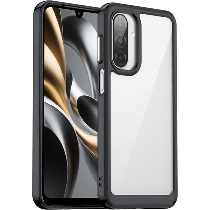 Mobigear Crystal Samsung Galaxy A17 Hülle Hardcase Backcover - Schwarz
