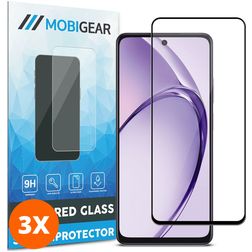 Mobigear Premium OPPO A40 Panzerglas Gehärtetes Glas Displayschutz - Hüllenfreundlich (3er Pack)