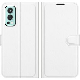 Mobigear Classic OnePlus Nord 2 Hülle Klapphülle Geldbörse - Weiß