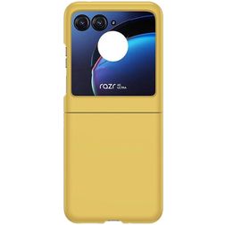 Mobigear Colors Motorola Razr 50 Hülle Hardcase Backcover - Gelb