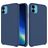 Mobigear Rubber Touch iPhone 11 Silikon Hülle Backcover - Marineblau