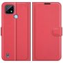Mobigear Classic Realme C21 Hülle Klapphülle Geldbörse - Rot