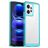 Mobigear Crystal Xiaomi Redmi Note 12 Hardcase Backcover - Transparent / Türkis
