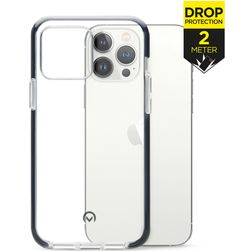 Mobilize Shatterproof iPhone 13 Pro Max Hülle Hardcase Backcover Stoßfest - Transparent / Schwarz