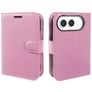 Mobigear Classic iPhone Duo Hülle Klapphülle Geldbörse - Pink