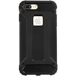 Mobiparts Rugged Shield iPhone 8 Plus Hülle Hardcase Backcover Stoßfest - Schwarz