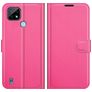 Mobigear Classic Realme C21 Hülle Klapphülle Geldbörse - Magenta