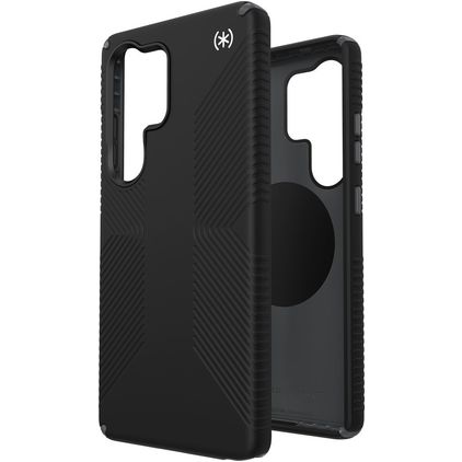Speck Presidio2 Grip Magnet Samsung Galaxy S25 Ultra MagSafe Hülle Hardcase Backcover Stoßfest - Schwarz