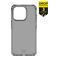 ITSkins SpectrumClear-R iPhone 15 Pro Hülle Flexibles TPU Backcover Stoßfest - Smoke