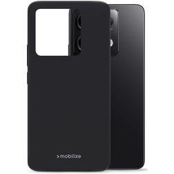 Mobilize Rubber Gelly POCO X6 TPU (flexibel) Backcover - Matt Black