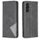Mobigear Rhombus Slim Samsung Galaxy A56 Hülle Klapphülle - Schwarz