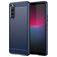 Mobigear Brushed Slim Sony Xperia 10 V TPU (flexibel) Backcover - Blau