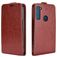 Mobigear Motorola One Fusion Plus Hülle Flipcase - Braun