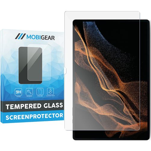 Mobigear Samsung Galaxy Tab S9 Ultra Panzerglas Displayschutz - Hüllenfreundlich - Schwarz