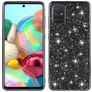 Mobigear Glitter Samsung Galaxy A51 Hülle Hardcase Backcover - Schwarz