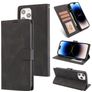 Mobigear Wallet iPhone 14 Pro Max Hülle Klapphülle Geldbörse - Schwarz