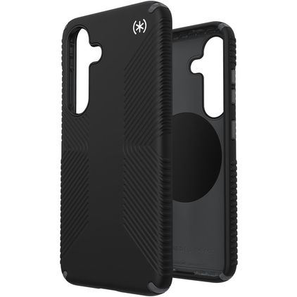Speck Presidio2 Grip Magnet Samsung Galaxy S25 MagSafe Hülle Hardcase Backcover Stoßfest - Schwarz