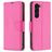Mobigear Excellent Samsung Galaxy S23 Plus Hülle Klapphülle Geldbörse - Magenta