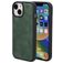 Mobiparts Classic iPhone 13 MagSafe Hülle TPU,Kunstleder Backcover - Emerald Green