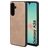 Mobiparts Classic Samsung Galaxy A26 MagSafe TPU / Kunstleder Backcover - Moonstone Beige