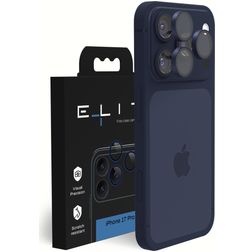Elite iPhone 17 Pro Panzerglas Kameralinsenschutz - Hüllenfreundlich - Blau