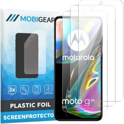 Mobigear Motorola Moto G82 Displayschutz Schutzfolie - Hüllenfreundlich (3er Pack)