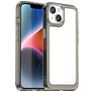 Mobigear Crystal iPhone 15 Plus Hülle Hardcase Backcover - Transparent / Grau