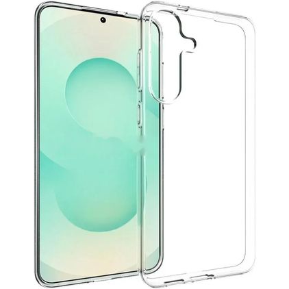 Mobigear Basics Durchsichtig Samsung Galaxy S25 FE Hülle Flexibles TPU Backcover - Transparent