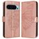Mobigear Butterfly Google Pixel 9 Pro XL Hülle Klapphülle Geldbörse - Roségold