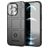 Mobigear Rugged Shield iPhone 13 Pro Max Hülle Flexibles TPU Backcover Stoßfest - Schwarz
