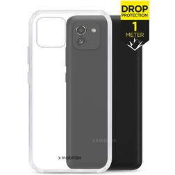 Mobilize Naked Protection Durchsichtig Samsung Galaxy A03 Hülle Hardcase Backcover Stoßfest - Transparent