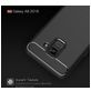 Mobigear Brushed Slim Samsung Galaxy A8 (2018) Hülle Flexibles TPU Backcover - Rot