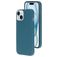 Mobiparts iPhone 15 Silikon Hülle Backcover - Blueberry Blue