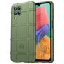 Mobigear Rugged Shield Samsung Galaxy M33 Hülle Flexibles TPU Backcover Stoßfest - Grün