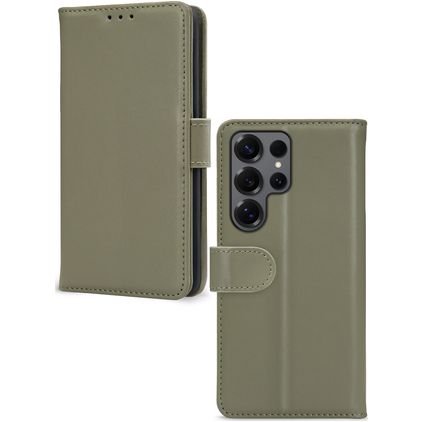 Mobilize Premium Gelly Samsung Galaxy S26 Ultra Hülle Klapphülle Geldbörse - Grün