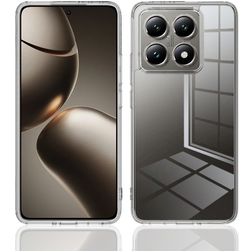 Mobigear Crystal Durchsichtig Xiaomi 14T Pro Hülle Flexibles TPU Backcover - Transparent