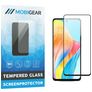 Mobigear Premium OPPO A58 4G Panzerglas Gehärtetes Glas Displayschutz - Hüllenfreundlich - Schwarz