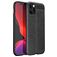 Mobigear Luxury iPhone 12 Hülle Flexibles TPU Backcover - Schwarz