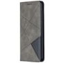 Mobigear Rhombus Slim OPPO Reno 4 Hülle Klapphülle - Grau