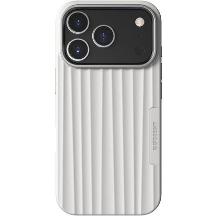 Nudient Bold iPhone 17 Pro MagSafe Hülle Hardcase Backcover - Chalk White
