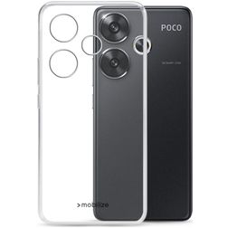 Mobilize Gelly POCO F6 Hülle Flexibles TPU Backcover - Schwarz