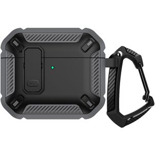 Mobigear Armor Clip Apple AirPods 4 Hardcase Hülle - Schwarz