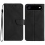 Mobigear Stitch iPhone Air Hülle Klapphülle Geldbörse - Schwarz