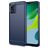 Mobigear Brushed Slim Motorola Moto E13 Hülle Flexibles TPU Backcover - Blau