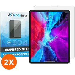 Mobigear iPad Pro 12,9 Zoll (2021) Panzerglas Displayschutz - Hüllenfreundlich (2er Pack)