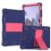 Mobigear ShieldStand Samsung Galaxy Tab A8 10.5 (2021) Hülle Kunststoff,Silikon Backcover + Ständer - Blau / Rot