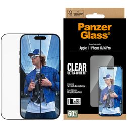 PanzerGlass Ultra-Wide Fit iPhone 17 Gehärtetes Glas Displayschutz - Hüllenfreundlich