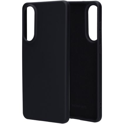 Mobiparts Samsung Galaxy S25 Edge Silikon Hülle Backcover - Schwarz