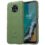 Mobigear Rugged Shield Nokia G50 Hülle Flexibles TPU Backcover Stoßfest - Grün
