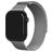 Mobilize RVS Milanaise Apple Watch Armband Magnetverschluss - 49/46/45/44 mm - Silber